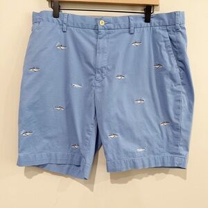 POLO RL Men's Embroidered Shark Classic Shorts Size 38 Golf Preppy Coastal